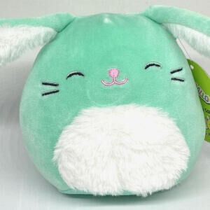 Squishmallow SAMMY the Teal Bunny 5" Easter‎ 2021 NWT